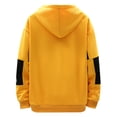 thumbnail image 2 of TANGON Men's Autumn And Winter Hooded Multicolor Stitching Pullover Sweater Trendy Jacket, 2 of 5