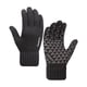 thumbnail image 2 of Guantes de punto de invierno cálidos para hombres y mujeres con pantalla mejorada, guantes antideslizantes con forro polar, chaqueta cálida y protector de manos., 2 of 2