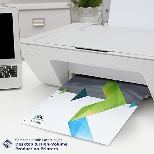 PrintWorks Professional Prepunched Paper, 8.5 x 11, 20 lb., Velobind 11 Pin or Velobind 4 Pin Report & Presentation Paper, 500 Sheets, White (04330)