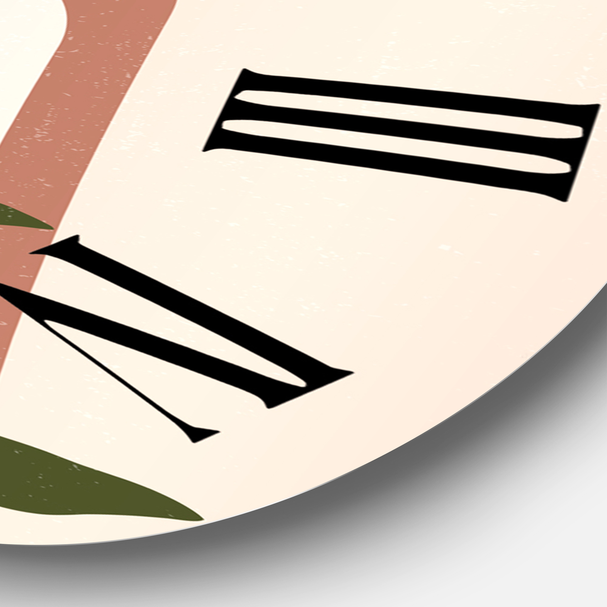 Designart 1 in Modern,Contemporary Wall Clock