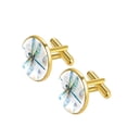 thumbnail image 2 of Dragonfly Stylish Attire Enhancer: Mens Cufflink Set, Stainless Steel Silver Jewelry for Formal Wear and Special Occasions, 2 of 6