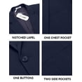 thumbnail image 5 of COOFANDY Mens Casual Sport Coats Fitted Fashion Blazer One Button Lightweight Suit Jacket, 5 of 6
