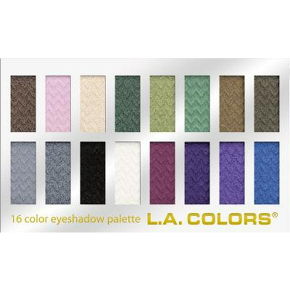 LA COLORS Paleta de sombras de ojos de 16 colores, Smokin', 1.02 onzas (Modelo: C74203TAG)