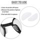 thumbnail image 3 of Almohadillas nasales para anteojos para marcos de plástico Cámara de aire Almohadillas nasales de silicona adhesivas suaves antideslizantes para anteojos, gafas de sol, anteojos de lectura 12 par, 3 of 3