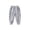 Grey*, variant on OSOLU Boys Pants Solid Color Comfortable Elastic Waist Side Pockets Vertical Seam Jogger Trousers Kids Daily Wear Dark Gray