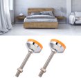 thumbnail image 4 of Leveling Screw Leg, Non Slip Abrasion Resistance TPU Rubber Leveling Screw Feet Shock Absorption Carbon Steel Nuts Grainflat  For Factory For Storage Rack, 4 of 8