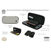 PowerA Slim Case for Nintendo Switch - OLED Model, Nintendo Switch or Nintendo Switch Lite - Grey
