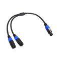 thumbnail image 3 of XLR Splitter Cable Altavoz Cable Cable de micrófono Splitter Cable resistente 06 m, 3 of 9
