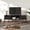Black, variant on GALAXHERO TV Stand Modern Entertainment Center with Open Shelf and 2 Cabinets for Bedroom and Living Room, TV Console with Storage and Metal Legs, 65 Inch, Rustic Brown