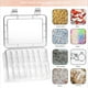 thumbnail image 3 of 42X Caja PequeñA de Almacenamiento con Tapa Caja PequeñA de PláStico Transparente Caja Contenedora de Almacenamiento de PláStico Mini Organizador VacíO para ArtíCulos PequeñOs, 3 of 5