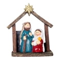 thumbnail image 2 of Fiudx Liquidación de ofertas flash Adornos de decoración de la natividad Adornos navideños Caballo en forma de pesebre Adornos de resina Decoración de escritorio para el hogar, 2 of 6