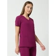 thumbnail image 5 of Scrubstar Performance Women’s Shaped Antimicrobial Mesh Panel V-Neck Scrub Top, Sizes XS–3XL, 5 of 9