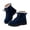 Blue, variant on Comfortable Fleece Lined Warm Boots for Women Stylish Lace up Winter Snow Combat Booties Pull on Suede Outdoor Casual Boot Size 6‑9.5