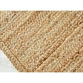 thumbnail image 5 of GRUHUM 4'x6' Natural Fibre Handmade Boho Charm Farmhouse Jute Area Rug Soft Braided Rug for Indoor Outdoor Kitchen Bedroom Living Room Hallways Enterways Rectangle, Natural, 5 of 6