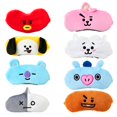 thumbnail image 1 of FT Kpop BTS BT21 Bangtan Boys Máscara Para Dormir Jimin Chimmy RJ Cooky Mascarillas Para Ojos, 1 of 3