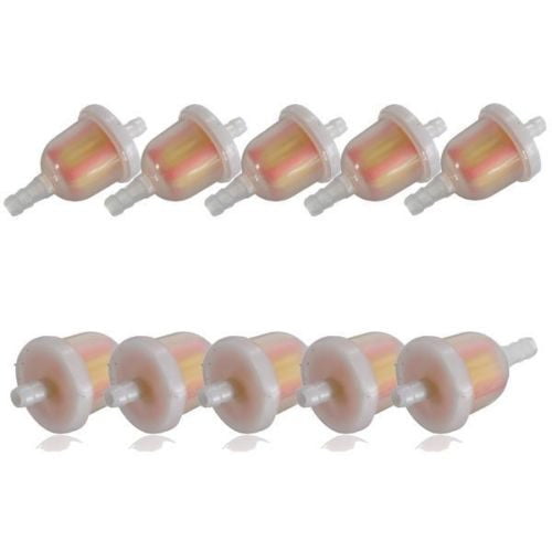 10X Gas Fuel Filter Universal for Motorcycle Dirtbike ATV Moped Scooters Go Kart