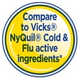thumbnail image 3 of Equate Nighttime Cold and Flu Relief Liquid, Cherry Flavor, 8 fl oz, Compare to Vicks® Nyquil® Cold & Flu Active Ingredients, 3 of 9