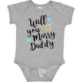 thumbnail image 3 of Inktastic Will You Marry Daddy-ring Boys or Girls Baby Bodysuit, 3 of 5