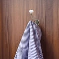 thumbnail image 2 of 2 Pcs Clothes Hooks Vintage Alloy Hook Closet Decorative Hook Wall Hat Holder, 2 of 3
