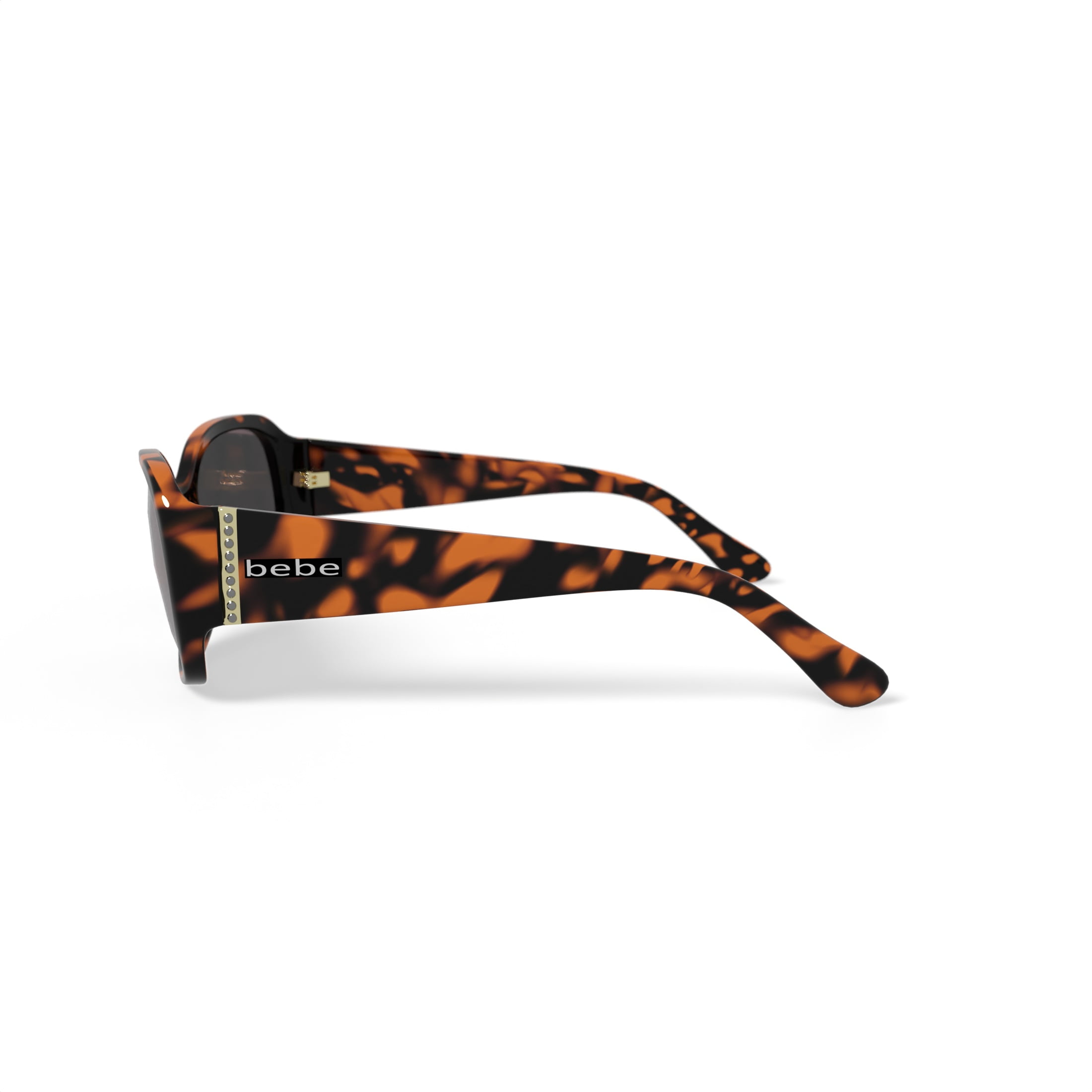 bebe Women's Rx'able Fashion Sunglasses, BBOS1001, Tortoise, 57-17-135, with Case