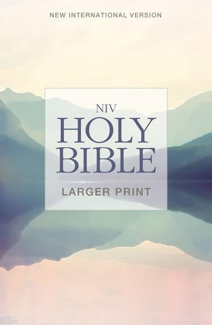 NIV, Holy Bible, Larger Print, Paperback (Paperback) - Walmart.com ...
