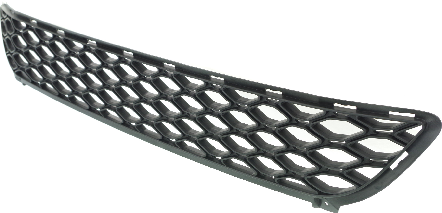 Bumper Grille Compatible With 2010-2011 Kia Rio Rio5 Front Textured Gray