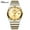 Men's Gold Face, variant on Couple Watches Fashion Trend Women Men Matching Watches Diamond Inlaid Calendar Luminous Couple Wristwatches Business Men Women Couple Quartz Watches
