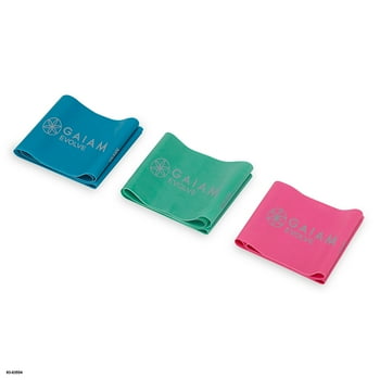 Evolve by Gaiam Flat Band Kit, Rubber, Multicolor