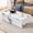 Marble White, variant on YWEN Faux Marble Coffee Table, Rectangle MDF Coffee Tables for Living Room, Tea Table Center Table for Home, TV Table