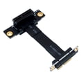thumbnail image 2 of for PCIe 3.0 Riser Cable, X1 to X1, MtoF, 90°to90°, Cable Length 5/15/25cm 5cm, 2 of 7