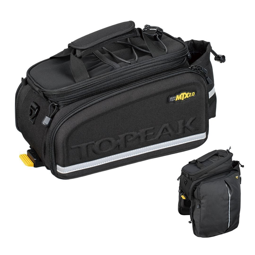 【新品未使用】Topeak MTX TRUNKBAG EX MTX 2.0 Topeak MTX 2.0 Trunk Bag DX Black 14.2x9.8x8.5in MTX 2.0