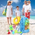 thumbnail image 4 of Mesh Drawstring Backpack Bag, Multifunction Mesh Bag for Swimming, Athletic Gym, Clothes, Beach, Swim Black, 4 of 8