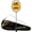 Black-Red, variant on Hundred HBRX-3S065-1 Powertek 900 Full Graphite Badminton Racket with Cover - Amber Yellow