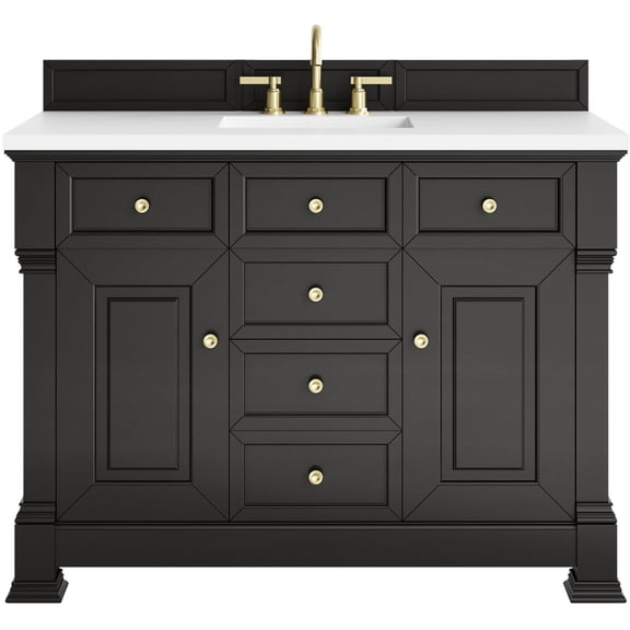 James Martin Vanities 547-V48-3Wz Brookfield 48" Free Standing Single Basin Vanity Set -