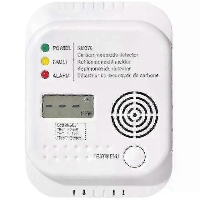 CO Melder Kohlenmonoxid Melder Gasmelder Warnmelder Kohlenmonoxidmelder LCD