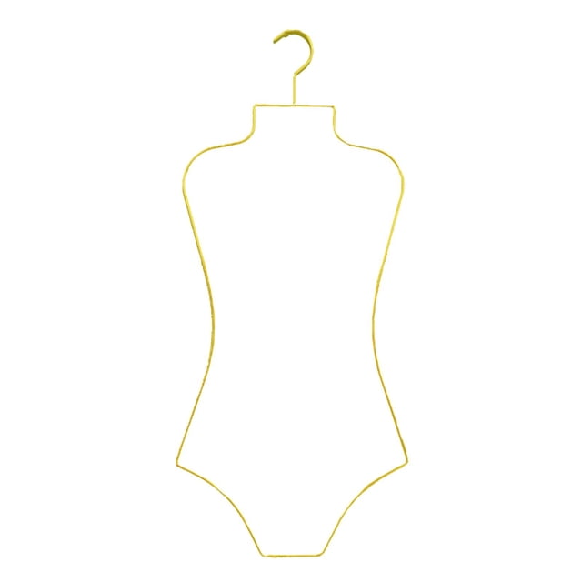 simhoa Body Shape Display Hangers Hanging for Swimsuits Scarves Aureate