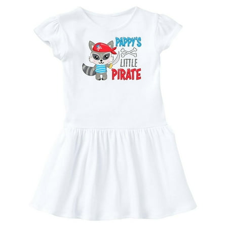 

Inktastic Pappy s Little Pirate Cute Raccoon with Sword Gift Toddler Girl Dress