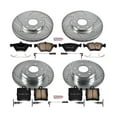 thumbnail image 3 of PowerStop Front and Rear Z23 Evolution Sport Carbon-Fiber Ceramic Brake Pad and Drilled & Slotted Rotor Kit Fits: MERCEDES-BENZ Select Models K6700, 3 of 10