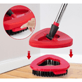 thumbnail image 3 of Scrub Brush Compatible O Cedar Spin Mop 1 Tank System, Triangle Floor Scrubber Mop Replace Head Base For Easy Wring Microfiber Spin Mop, 3 of 5