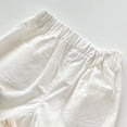 thumbnail image 6 of hoksml Back to School Girls Elastic Waist Cotton Chino Shorts Casual Playwear Shorts with Pockets, 6 of 6