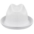 thumbnail image 5 of Kangol Tropic Player Hat – Iconic White Spring & Summer Fashion Hat for Unisex Adults, Comfortable 2" Brim, Breathable Traditional Polyester Blend, Center-Dent Crown, Versatile Style for Beach, 5 of 5