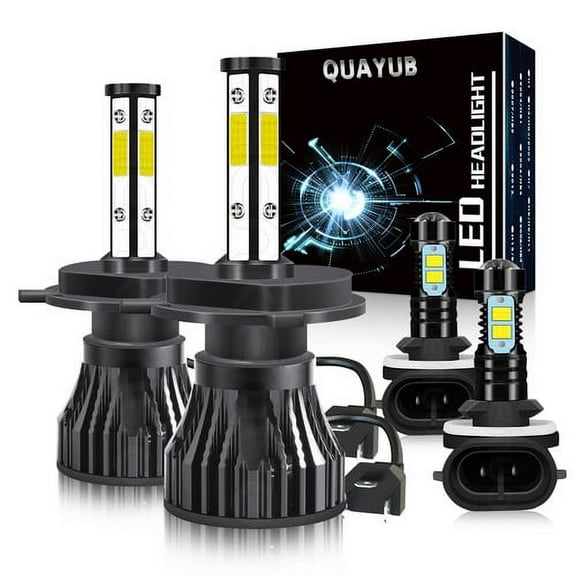For Hyundai Tucson 2010 2011 2012 2013 4x LED Headlight Hi / Lo  Fog Light Bulbs