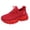 Red, variant on Women's Running Shoes Platform Athletic Non Slip Lightweight Sneakers Breathable Sport Casual ComfyWalking Sneakers Red Size 7