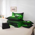 thumbnail image 4 of Erosebridal Gamer Bedding Queen Size,Video Gaming Bedding Sets Queen Size,Gradient Bedroom Decor,Reversible,Lightweight,7 Pieces, 4 of 5