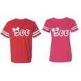 thumbnail image 1 of Matching Cotton Jerseys (Red / Pink) (XXXL / XXL), 1 of 3
