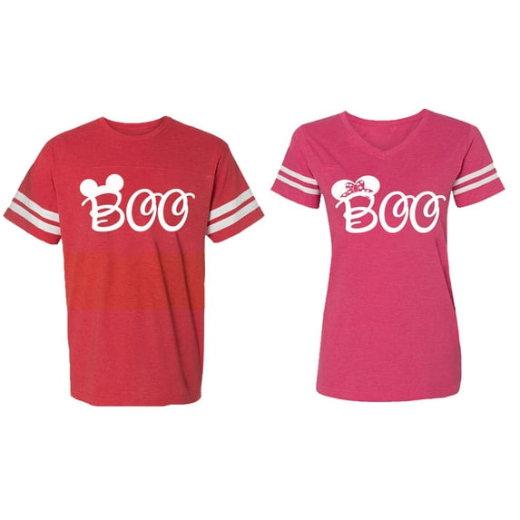 Matching Cotton Jerseys (Red / Pink) (XXXL / XXL)