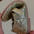thumbnail image 4 of PINQI Girls Princess Glitter Shoes Closed Toe Sparkly Shoes for Big Girls Mary Janes Sequin Flats for Dance Performance, 4 of 8