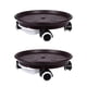 thumbnail image 2 of Juego de 2 Soportes para Mover Plantas en Macetas con Ruedas, Estante Multiusos para Macetas con Ruedas para Patio, Jardín, Patio O Terraza Resistente Marrón oscuro 34cm DYNWAVEMX Bandeja para macetas móvil, 2 of 8