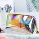 thumbnail image 5 of Bolso holográfico de maquillaje transparente con organizador de cosméticos holográfico con cremallera, 5 of 5