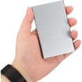 thumbnail image 5 of ABCISI Business Card Holder, 10Pcs Aluminum Metal Card Case, Long-Term Use Without Fading, Professional Pocket Card Holder for Name Card Credit Card Gift Cards ID Cards, Easy to Carry, Silver, 5 of 11